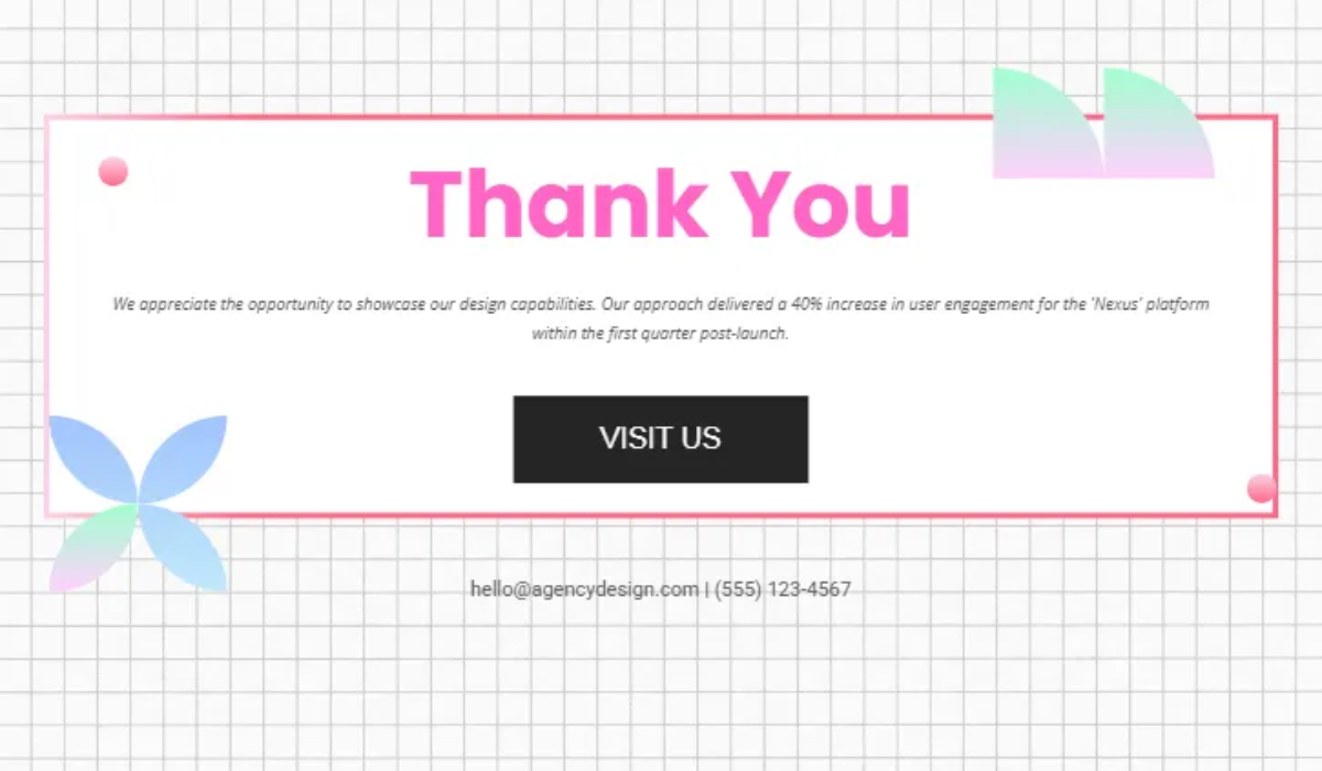 Free Soft Colors UI Design for Agencies Template to Edit Online