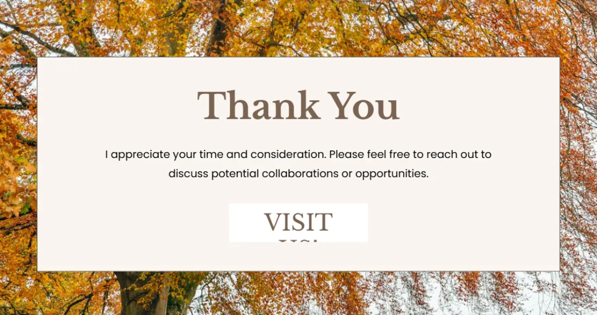 Free Clean and Elegant Portfolio Template to Edit Online