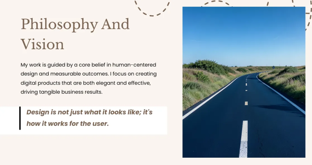 Free Clean and Elegant Portfolio Template to Edit Online