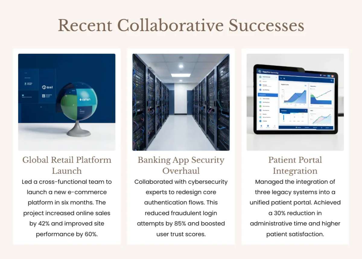 Free Clean and Elegant Portfolio Template to Edit Online
