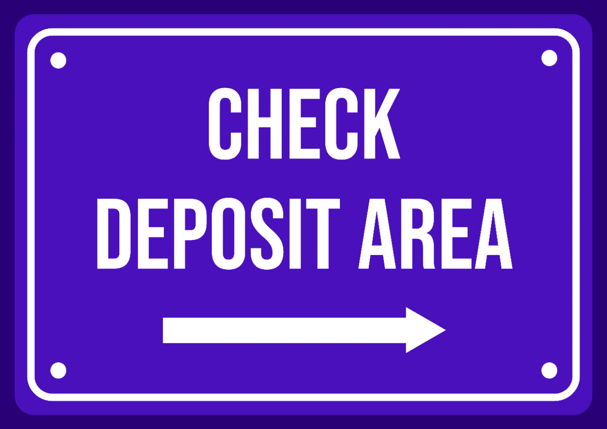 Free Check Deposit Finance Sign Template to Edit Online