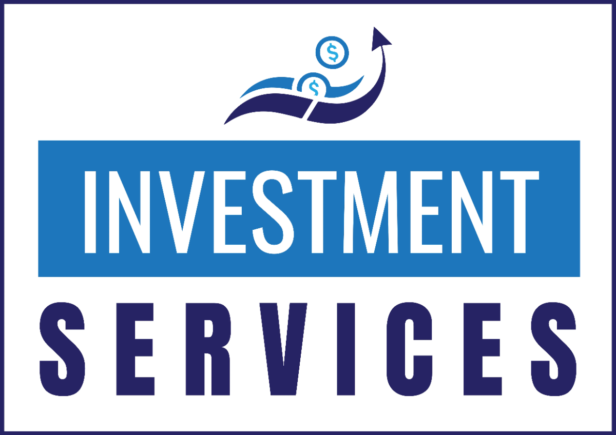 Free Investment Services Finance Sign Template to Edit Online
