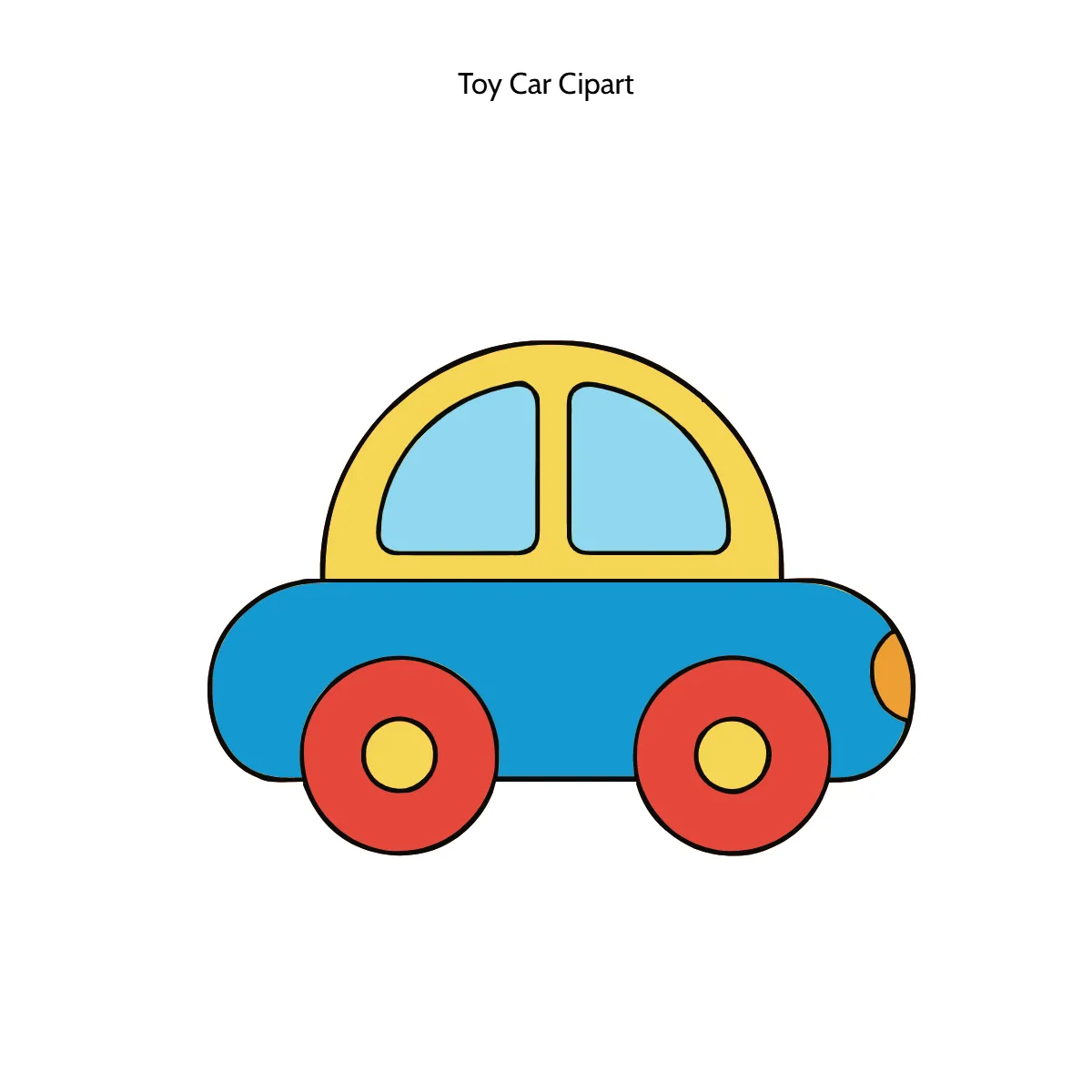 Free Toy Car Vector Clipart (PNG, SVG) to Edit Online