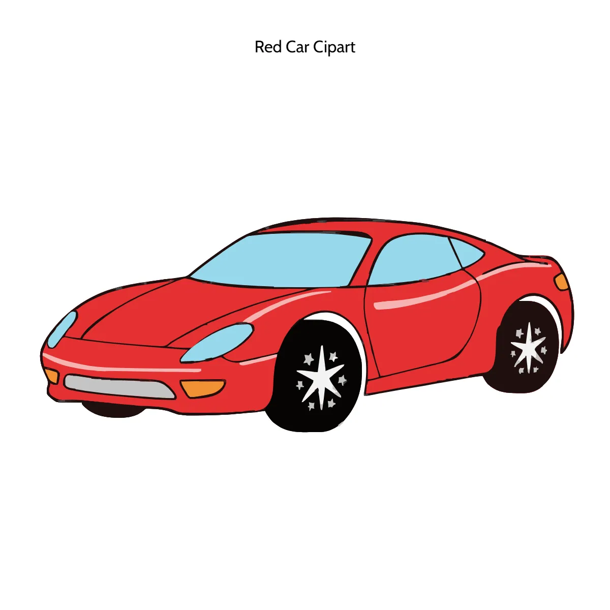 Free Red Car Vector Clipart (PNG, SVG) to Edit Online