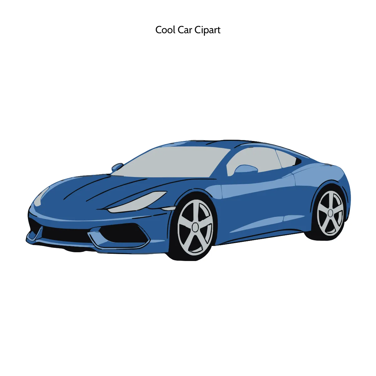 Free Cool Car Vector Clipart (PNG, SVG) to Edit Online