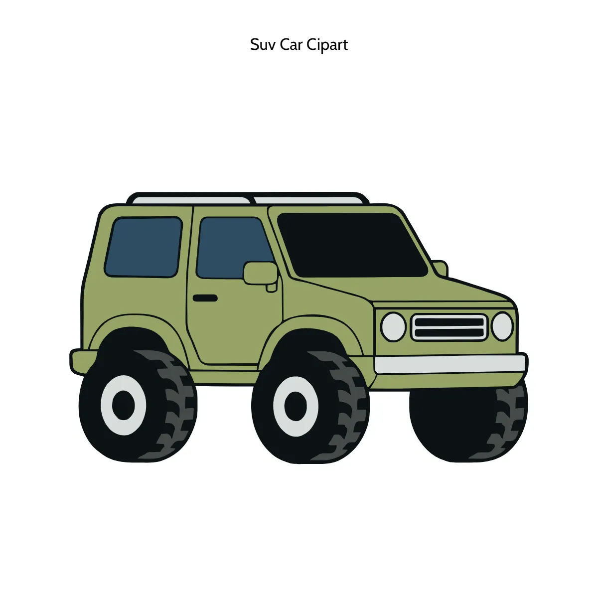 Free Suv Car Vector Clipart (PNG, SVG) to Edit Online