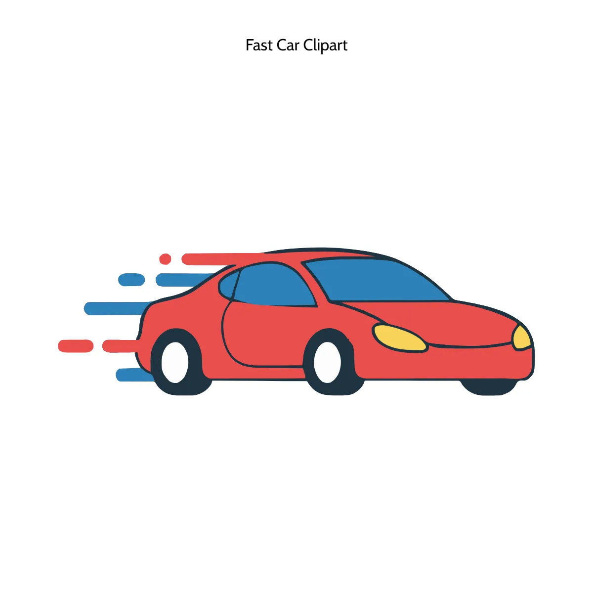 Free Fast Car Vector Clipart (PNG, SVG) to Edit Online