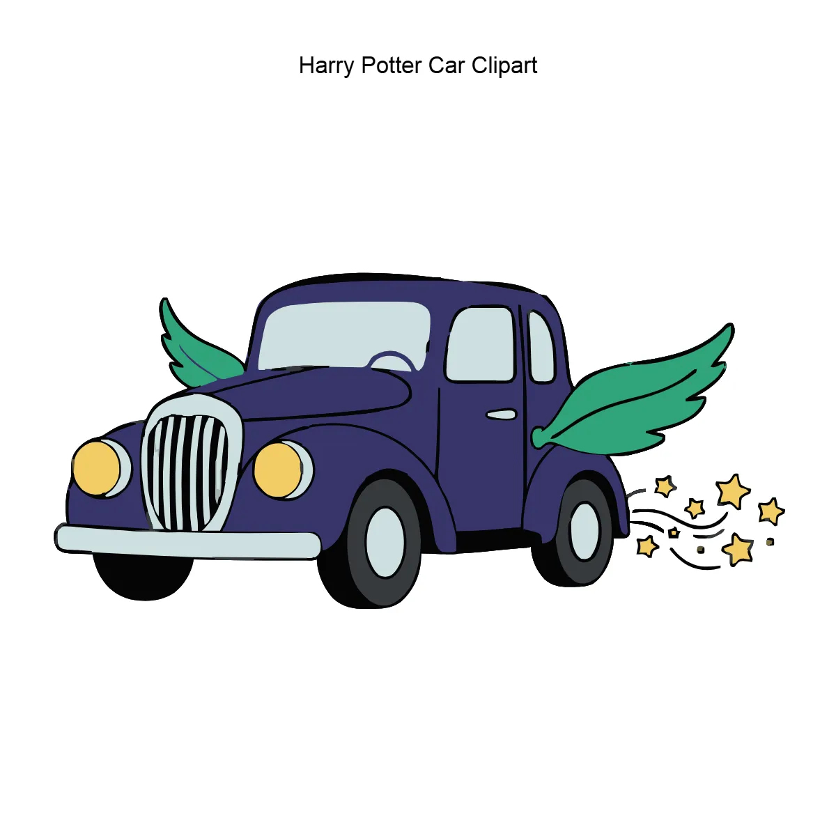 Free Harry Potter Car Vector Clipart (PNG, SVG) to Edit Online
