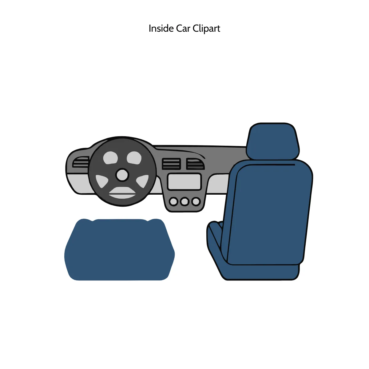 Free Inside Car Vector Clipart (PNG, SVG) to Edit Online