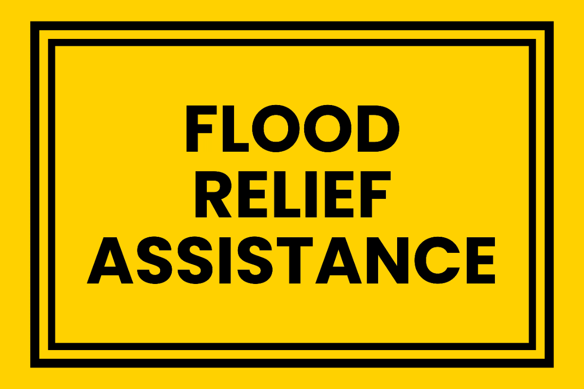 Free Flood Relief Assistance Sign Template to Edit Online