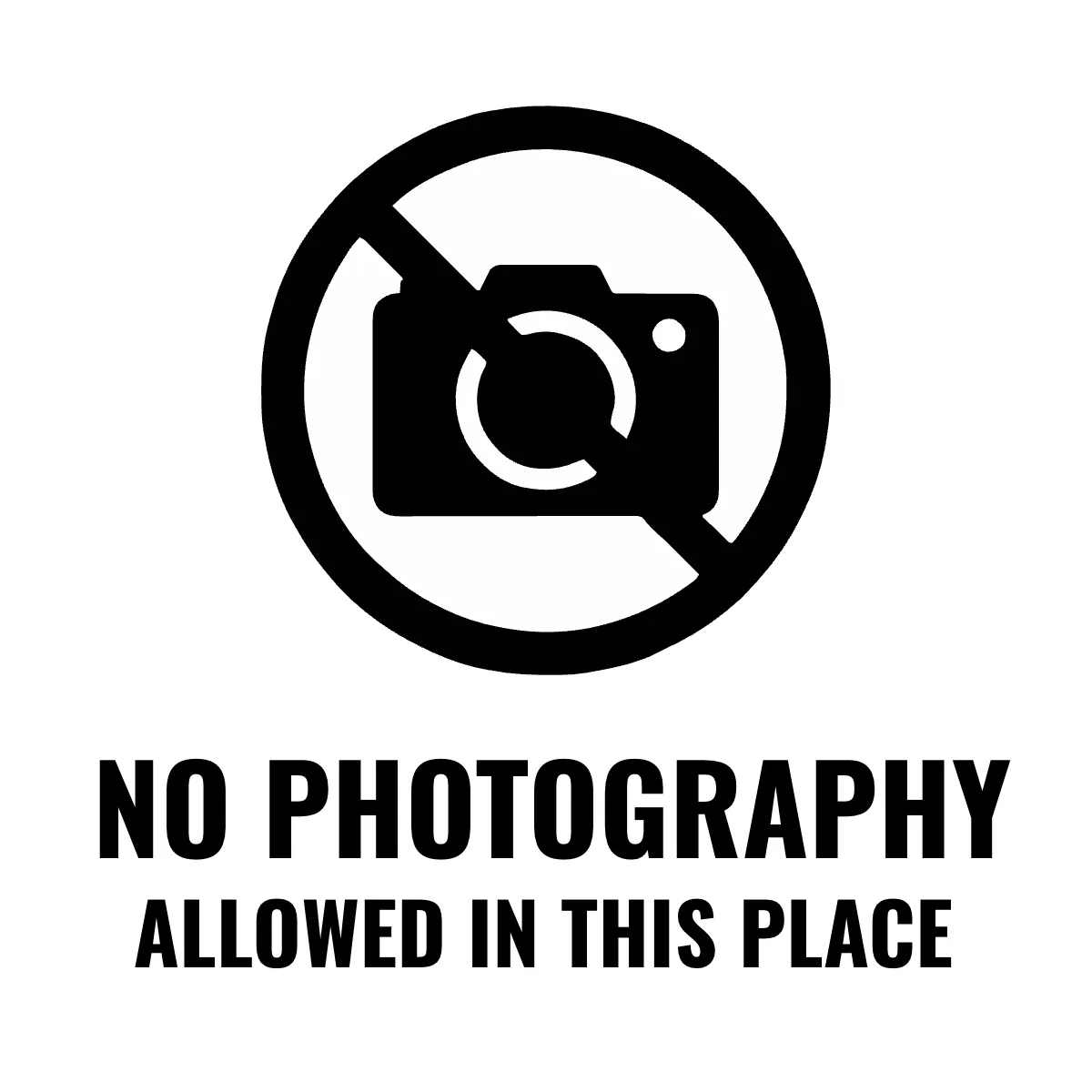Free No Photography Finance Sign Template to Edit Online