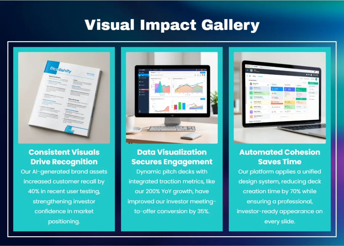 Free Gradient Colorful Pitch Deck Template to Edit Online