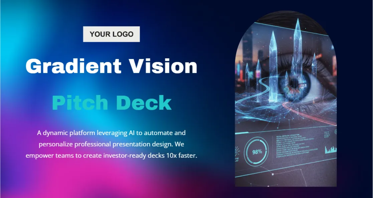 Free Gradient Colorful Pitch Deck to Edit Online Free Gradient Colorful Pitch Deck to Edit Online