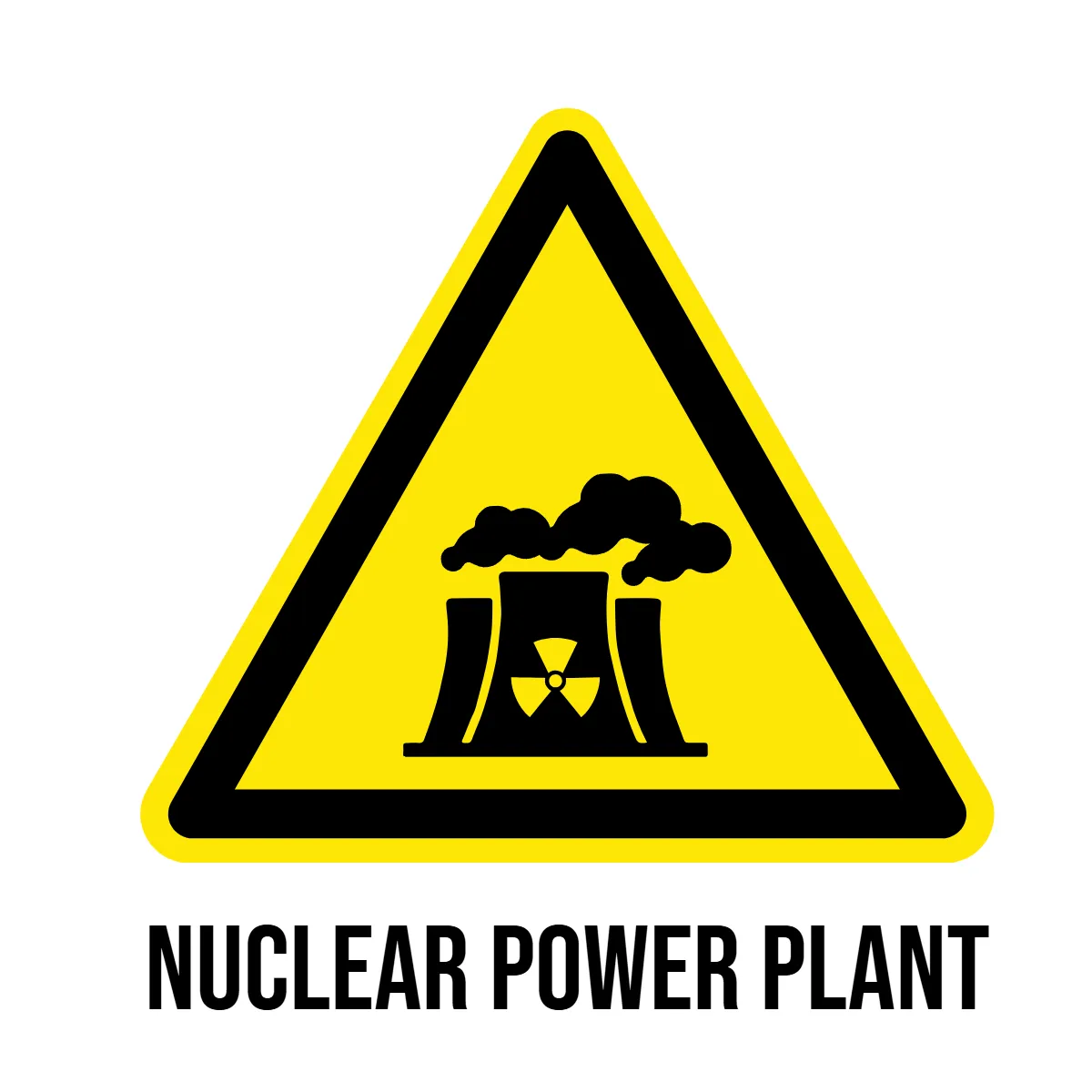 Free Nuclear Power Plant Hazard Sign Template to Edit Online