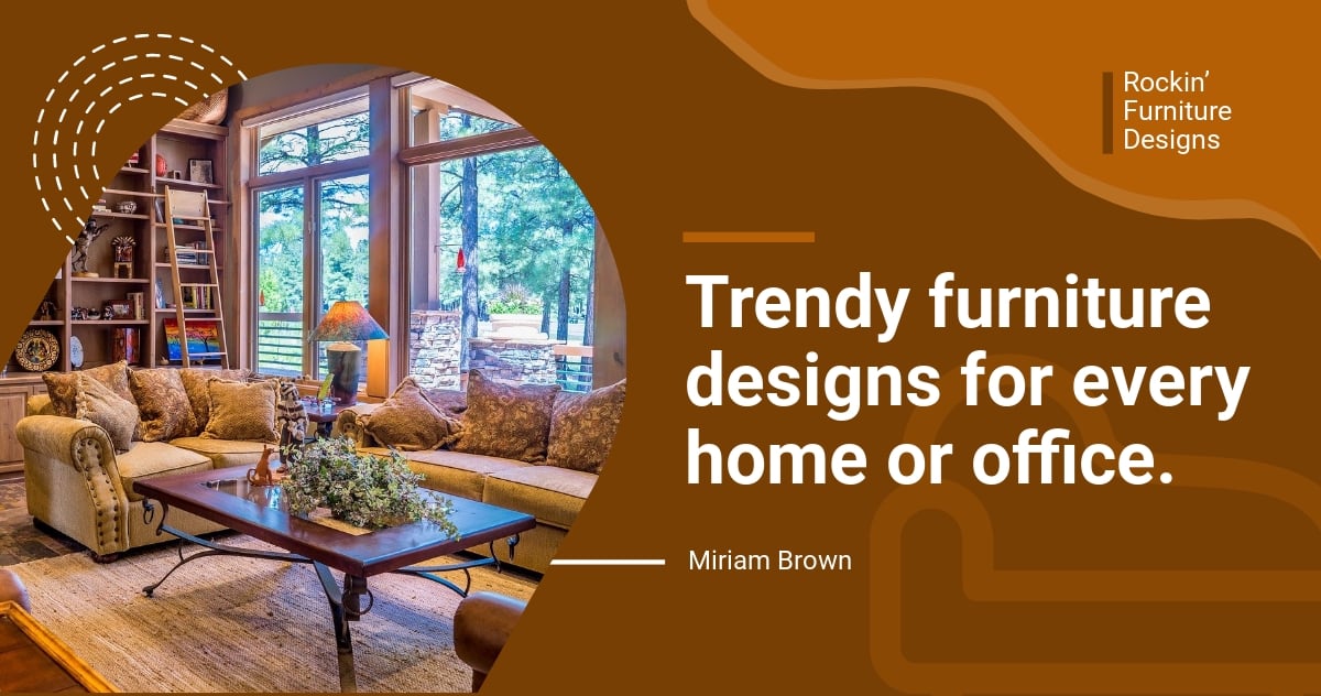 Free Furniture Design Blog Header Template