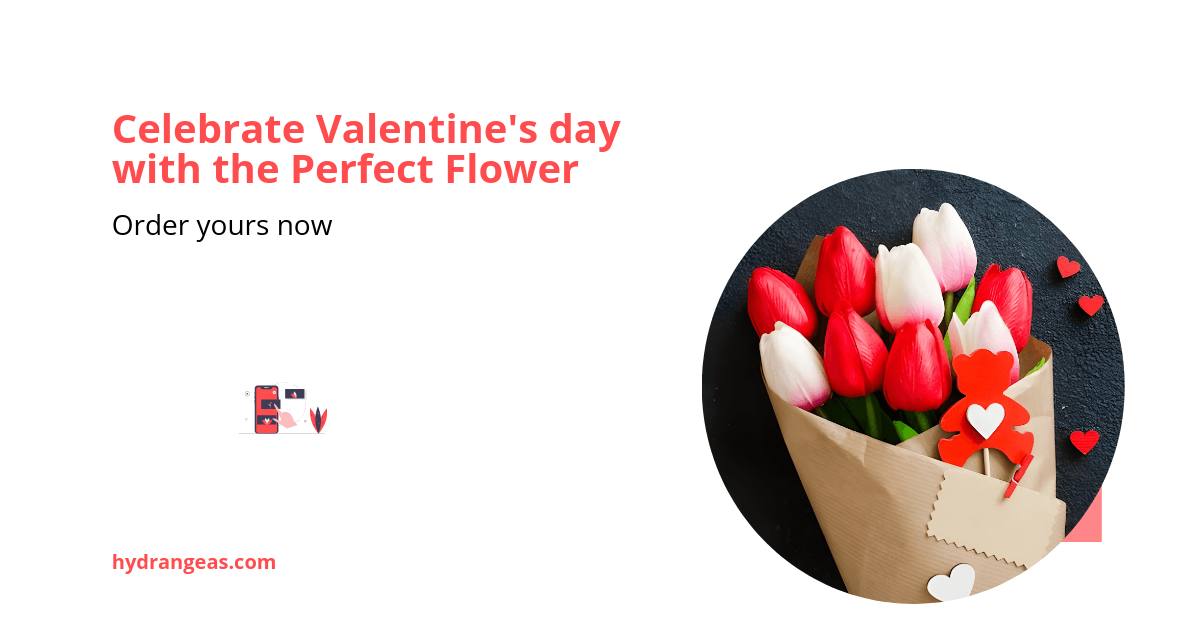 Free Floral Valentine's Day Facebook Post Template to Edit Online