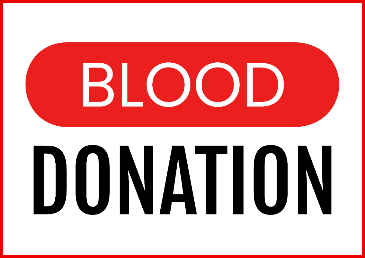Free Blood Donation Camp Sign Template to Edit Online