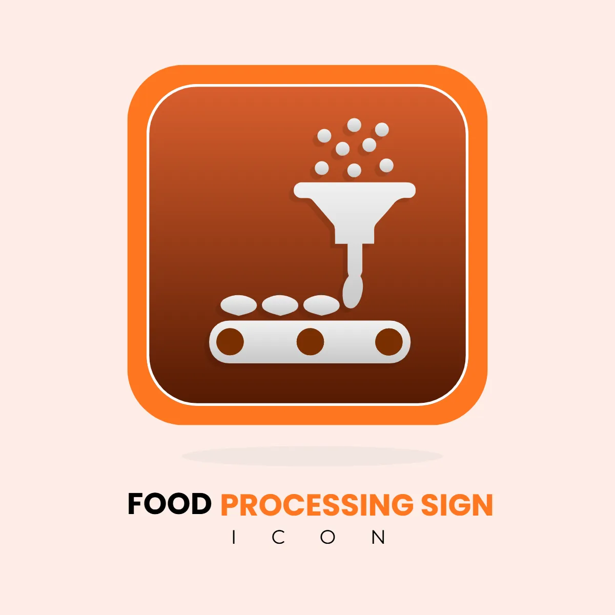 Free Food Processing Icon Sign Clip Art Template to Edit Online