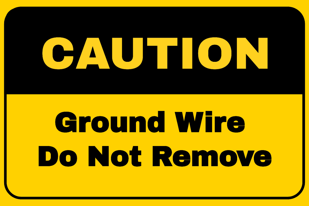 Free Telecom Ground Wire Do Not Remove Sign Template to Edit Online