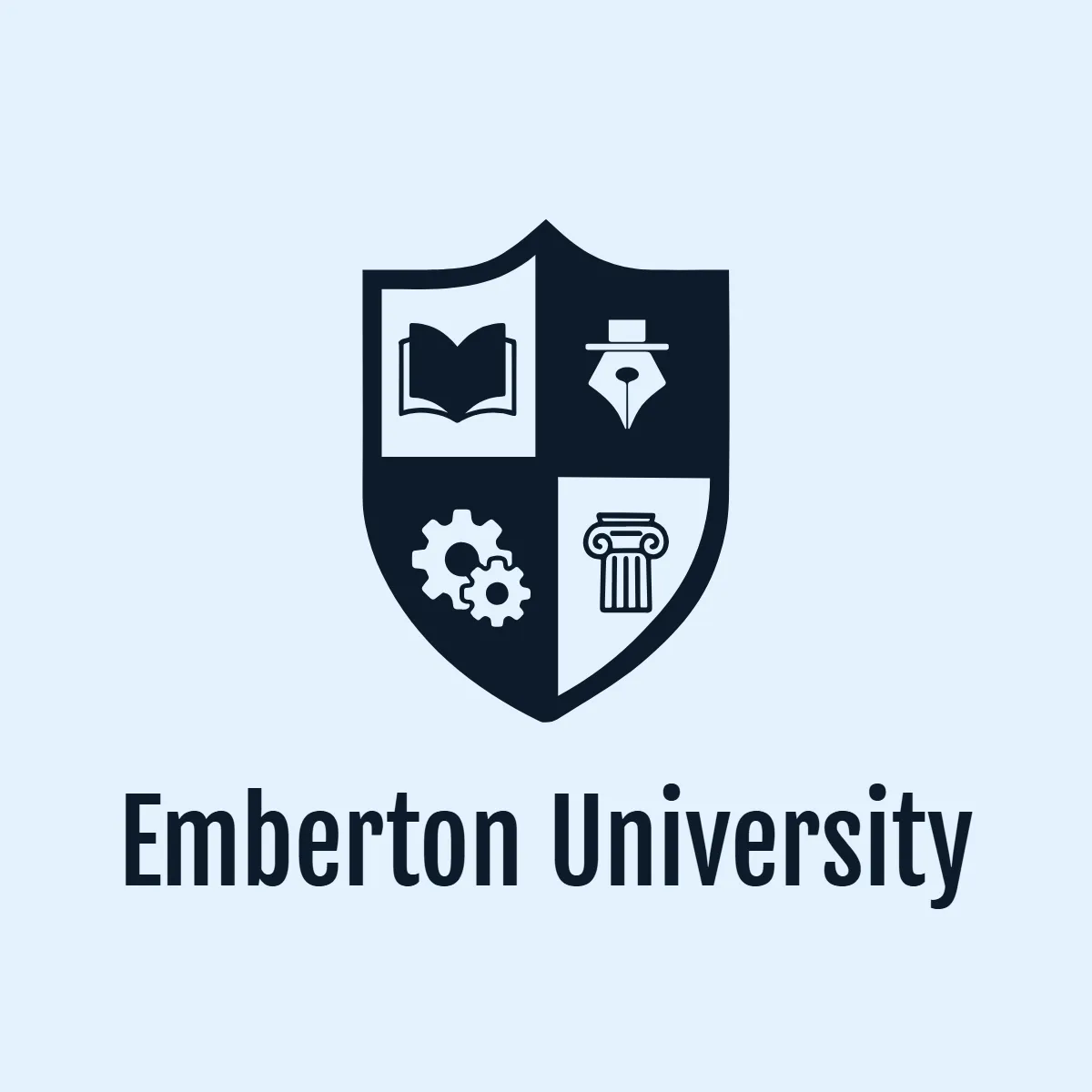 Free University Emblem Logo Template to Edit Online