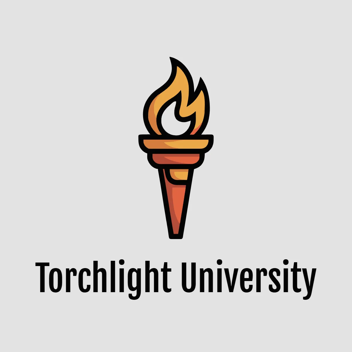 Free University Torch Logo Template to Edit Online