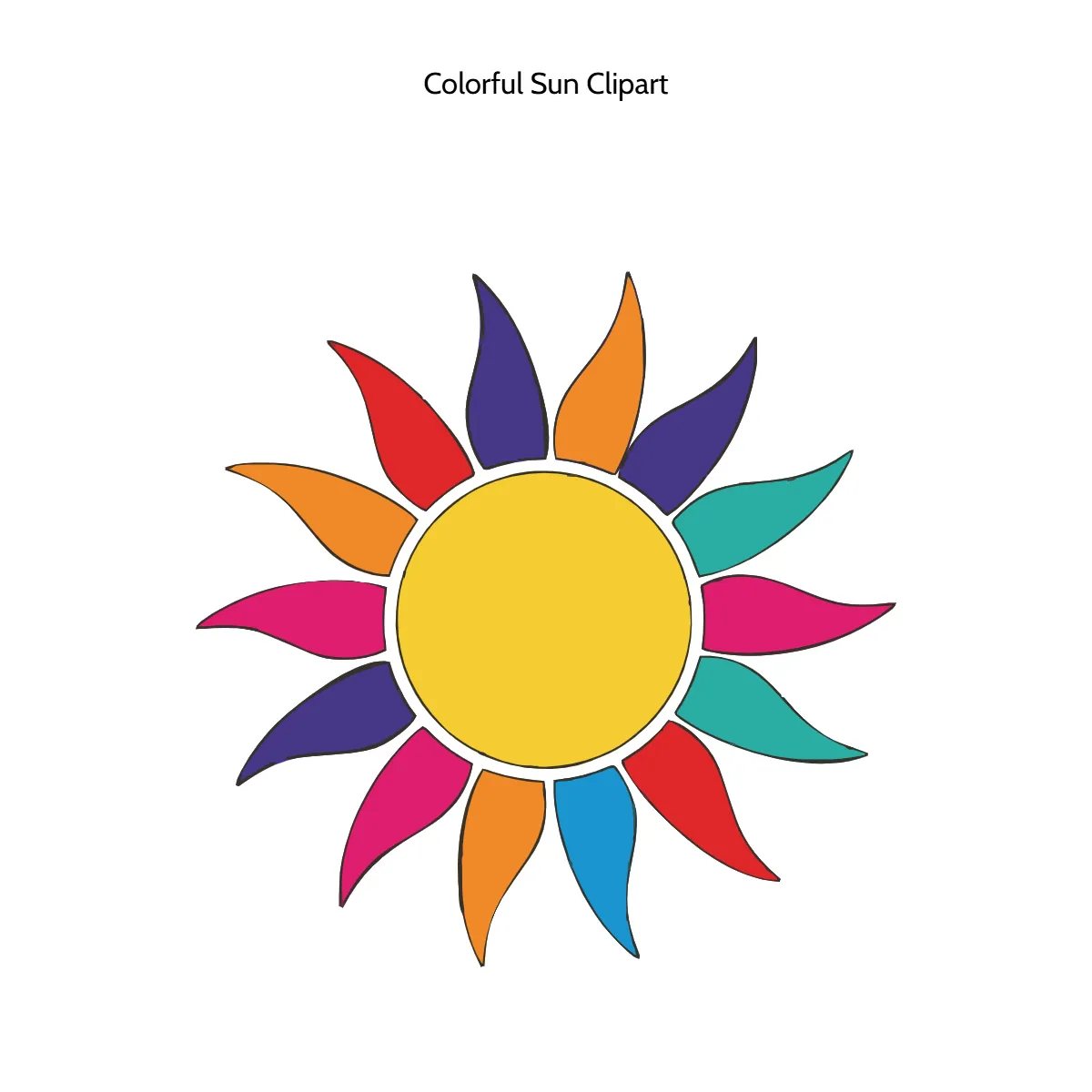 Free Colorful Sun Vector Clipart (PNG, SVG) to Edit Online Free Colorful Sun Vector Clipart (PNG, SVG) to Edit Online