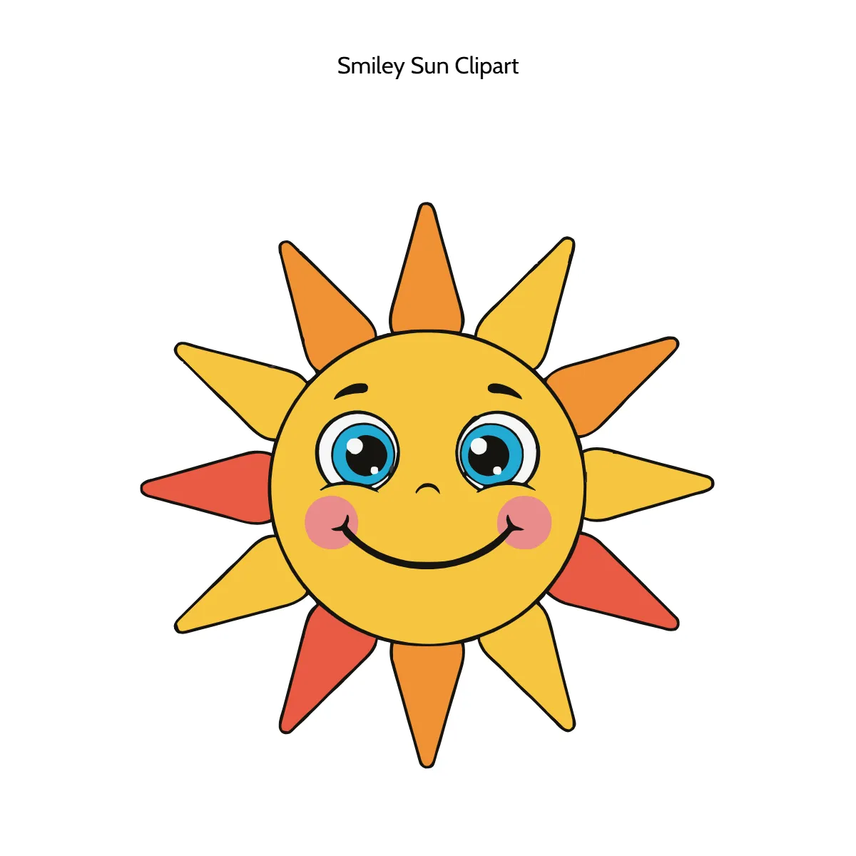 Free Smiley Sun Vector Clipart (PNG, SVG) to Edit Online Free Smiley Sun Vector Clipart (PNG, SVG) to Edit Online