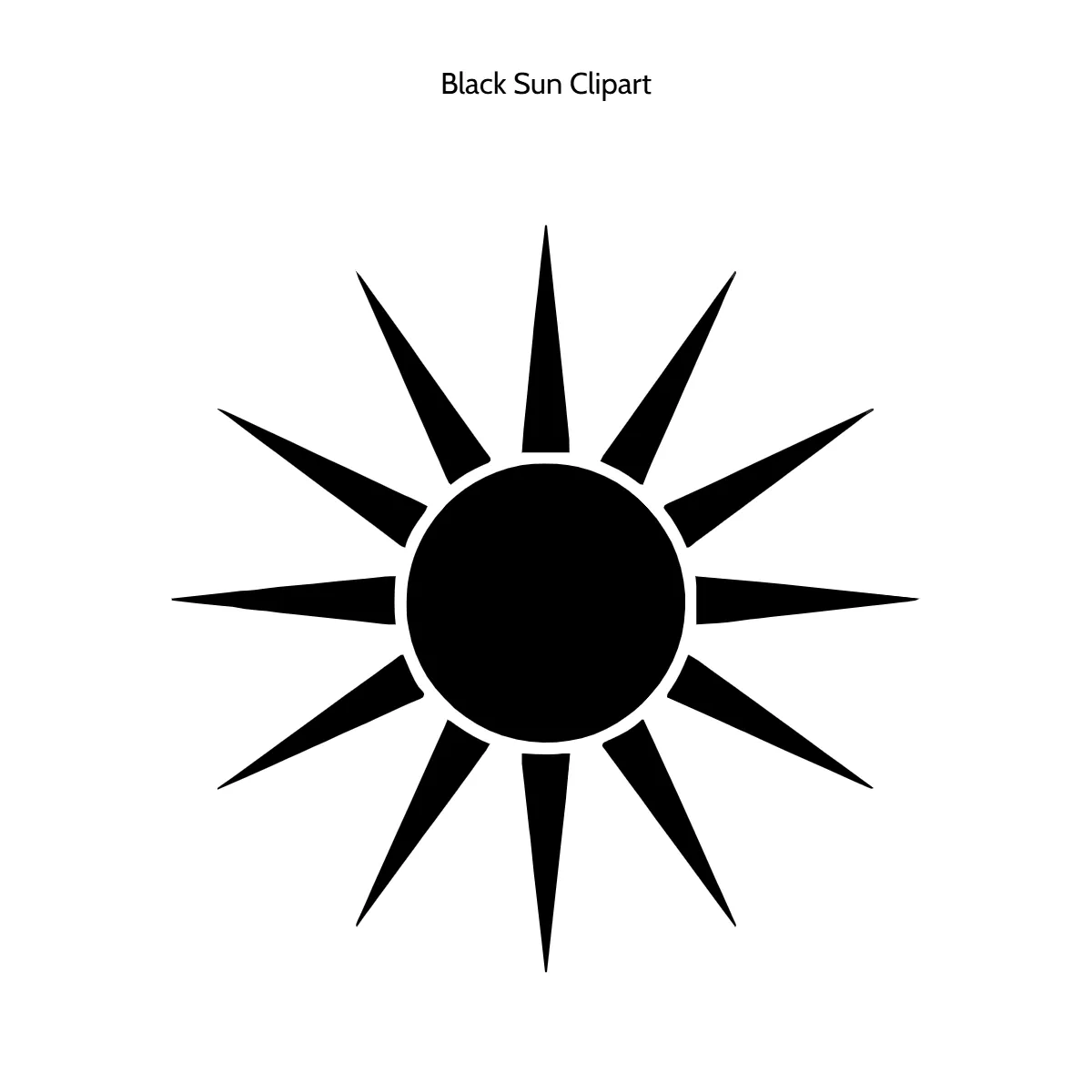 Free Black Sun Vector Clipart (PNG, SVG) to Edit Online Free Black Sun Vector Clipart (PNG, SVG) to Edit Online