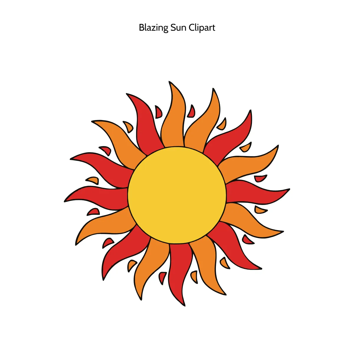Free Blazing Sun Vector Clipart (PNG, SVG) to Edit Online Free Blazing Sun Vector Clipart (PNG, SVG) to Edit Online