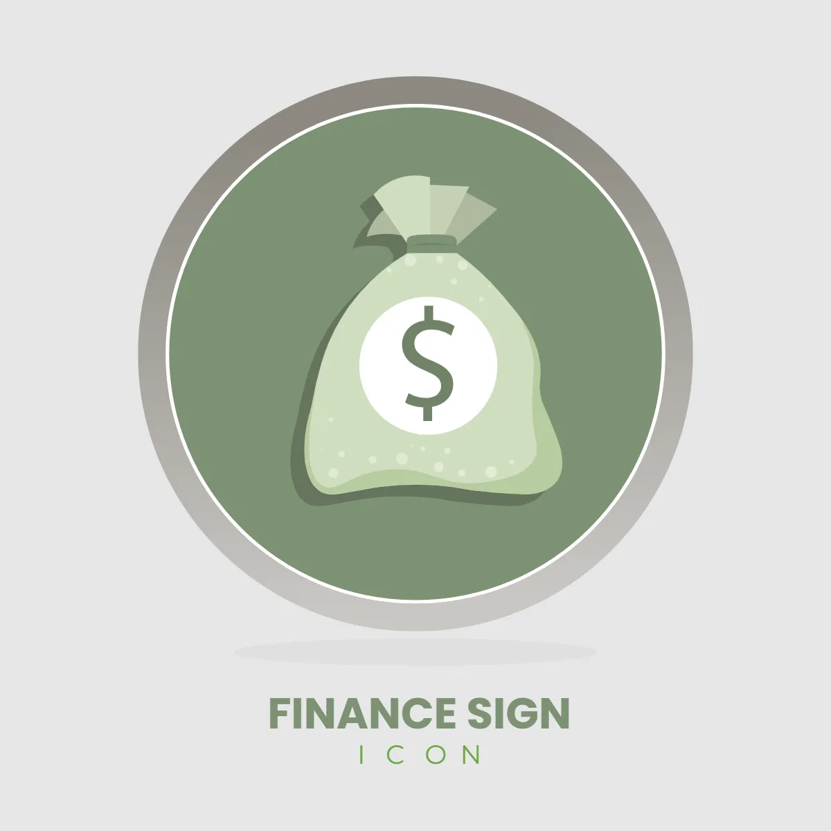 Free Finance Icon Sign Clip Art Template to Edit Online