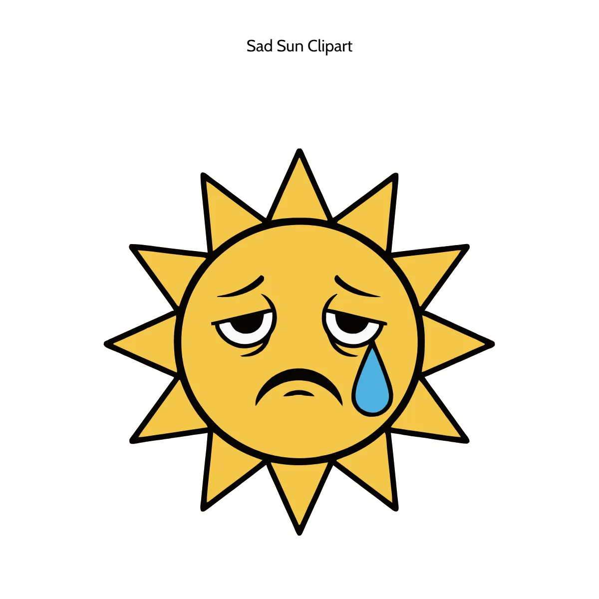 Free Sad Sun Vector Clipart (PNG, SVG) to Edit Online Free Sad Sun Vector Clipart (PNG, SVG) to Edit Online