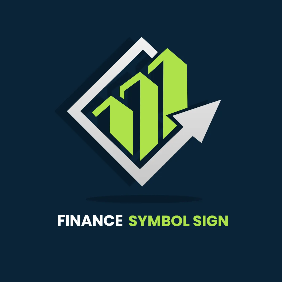 Free Finance Symbol Sign Clip Art Template to Edit Online