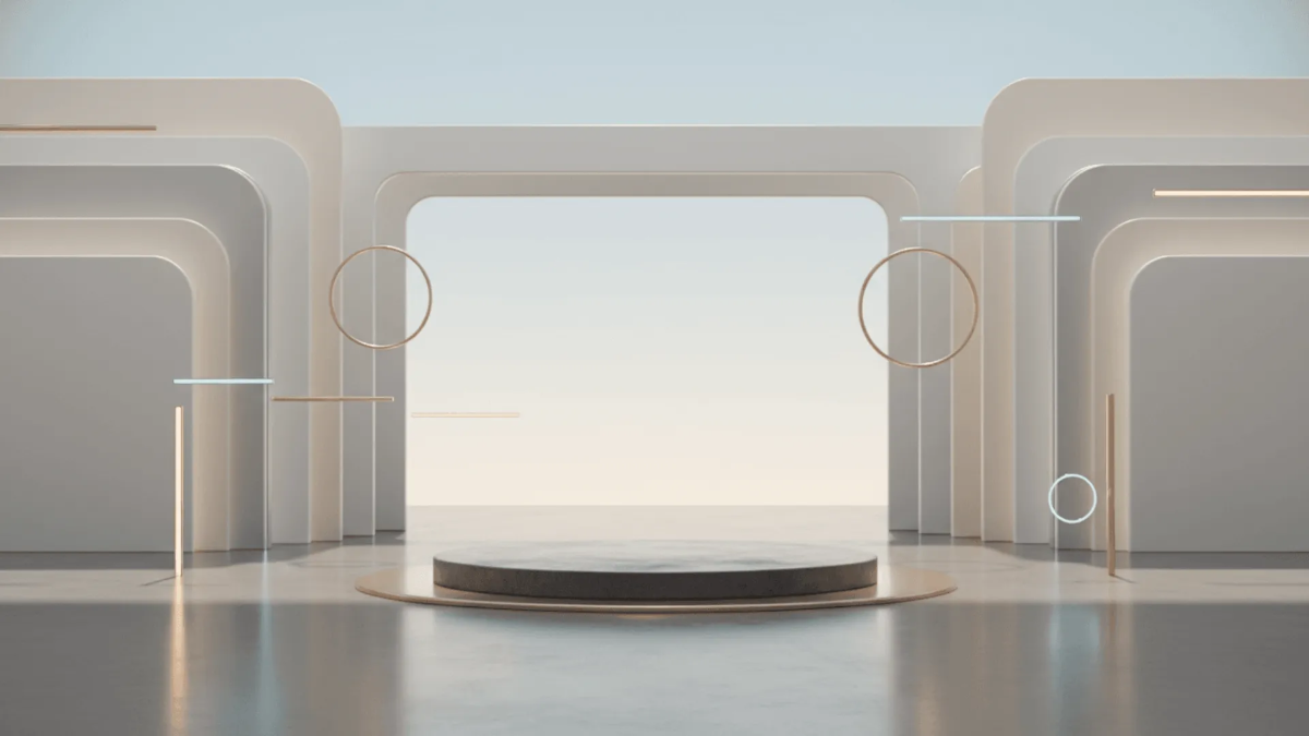 Free 3D Professional Display Background Template to Edit Online