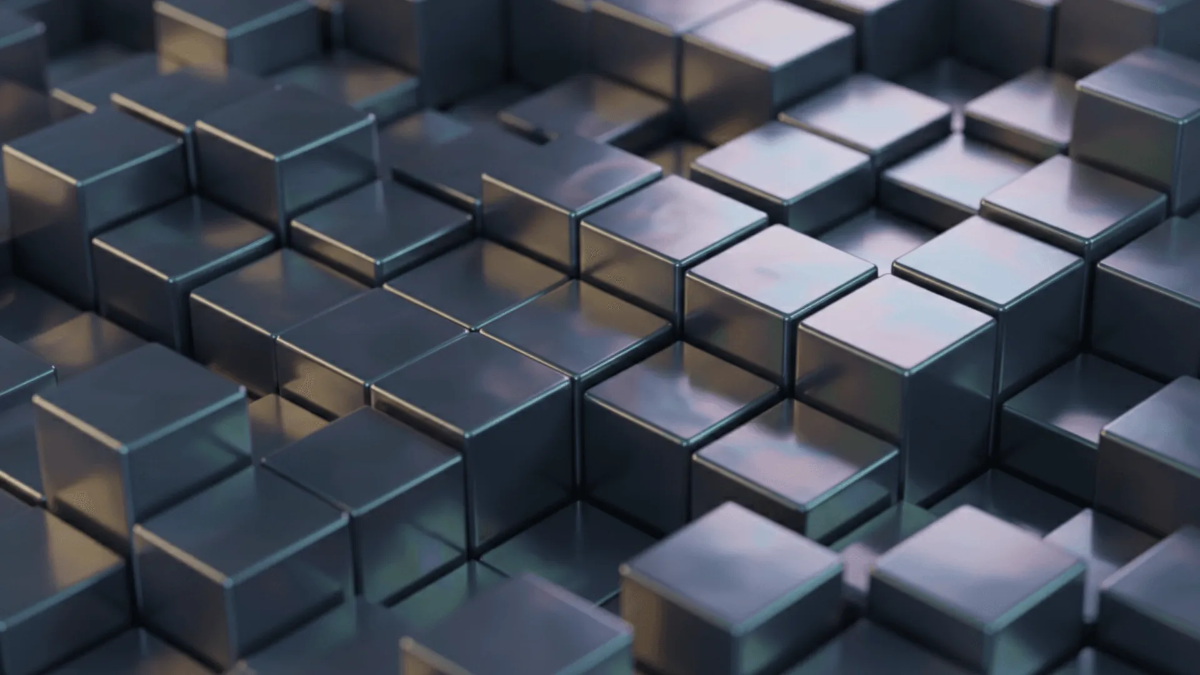 Free 3D Metallic Cube Background Template to Edit Online