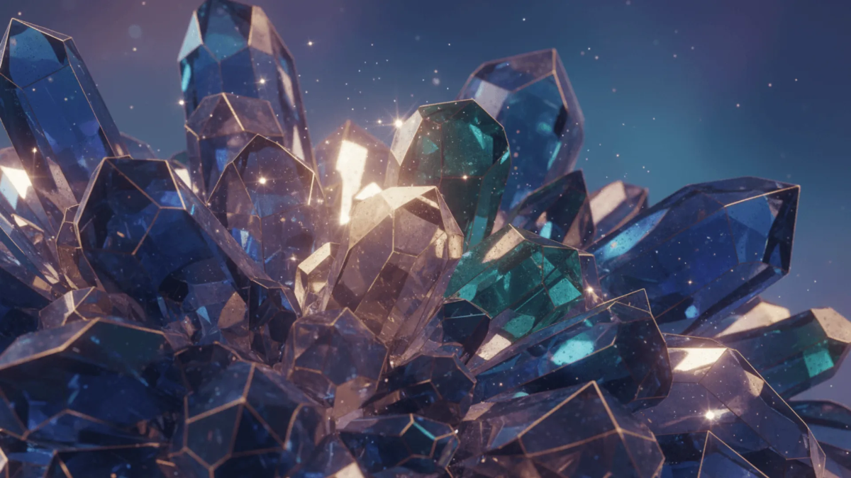 Free 3D Crystal Texture Background Template to Edit Online