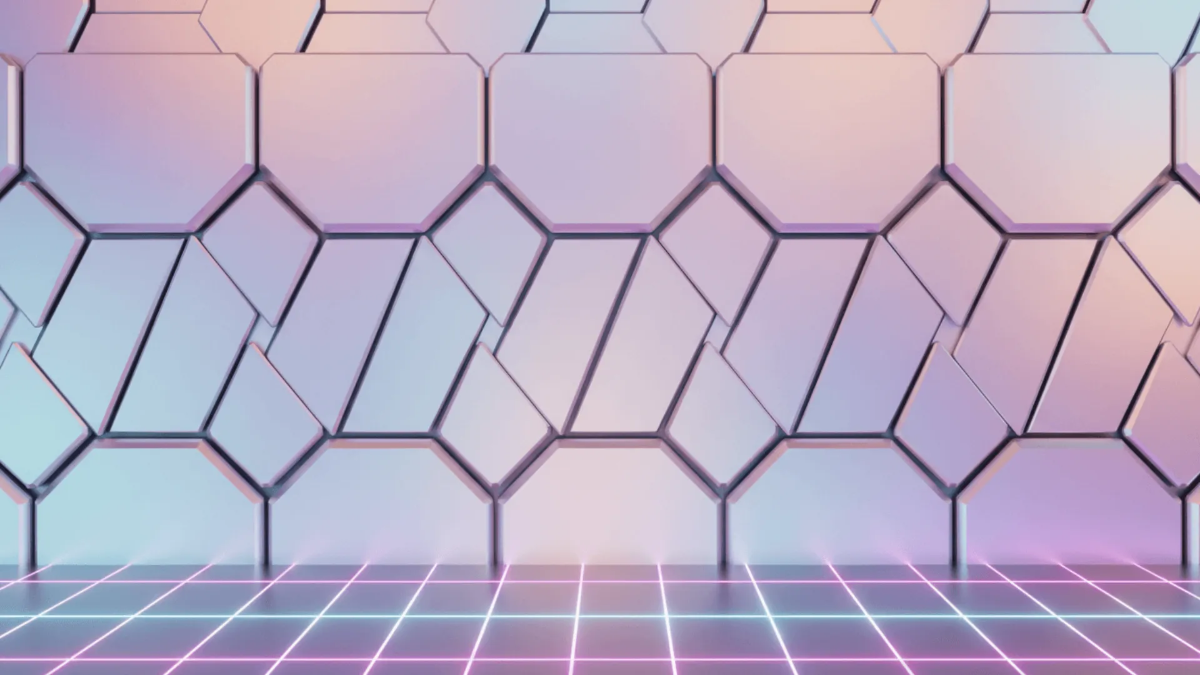 Free 3D Matte Metal Panel Background Template to Edit Online