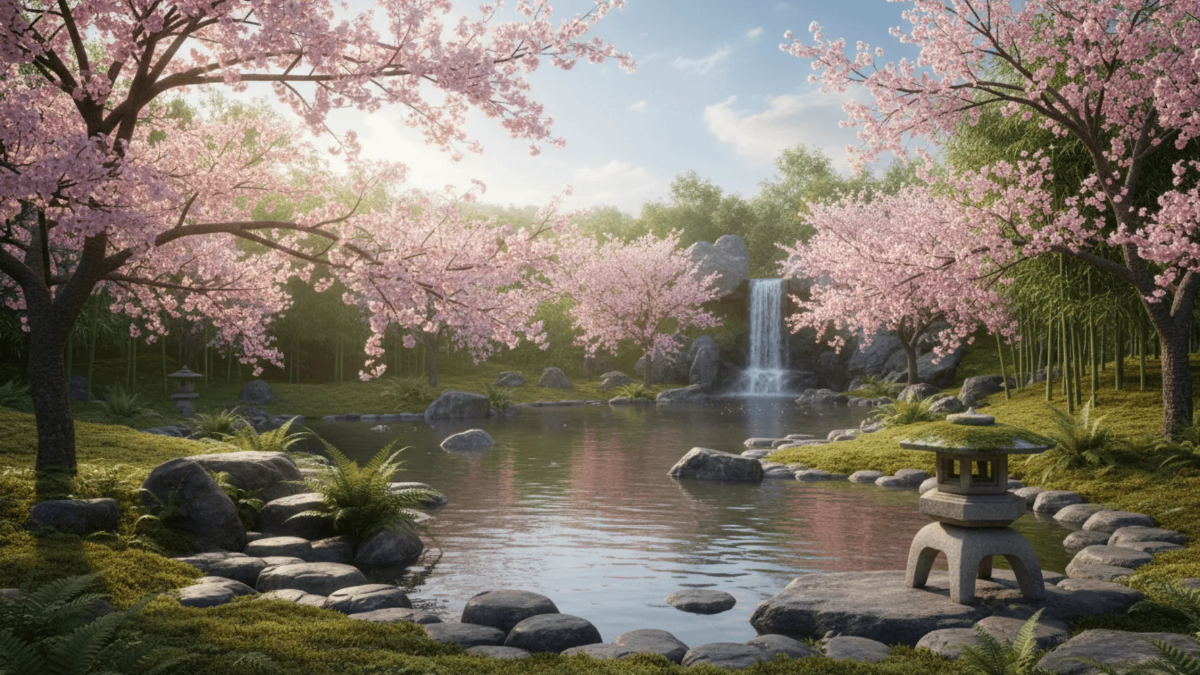 Free Zen Nature Background Template to Edit Online