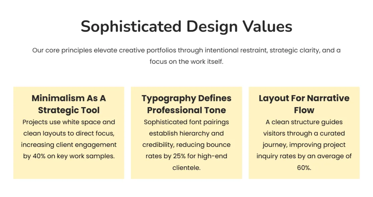 Free Elegant Nude Palette Portfolio Template to Edit Online