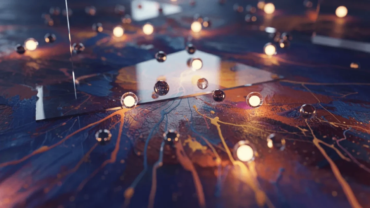 Free 3D Abstract Sphere Background Template to Edit Online