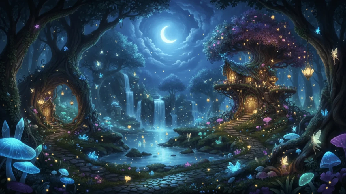 Free Fantasy Art Background Template to Edit Online