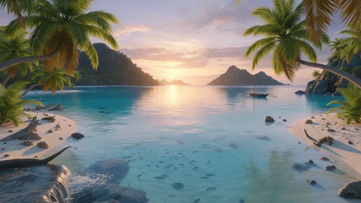 Free Paradise Beach Background Template to Edit Online Free Paradise Beach Background Template to Edit Online