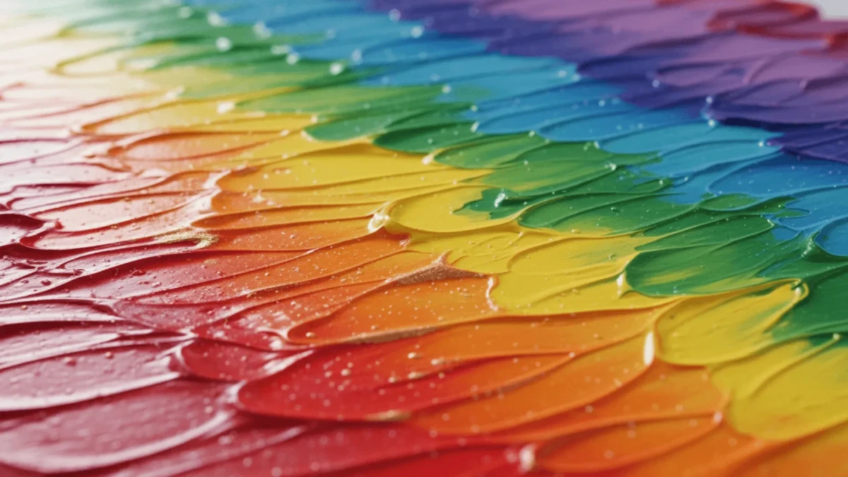 Free Rainbow Paint Stroke Art Background Template to Edit Online