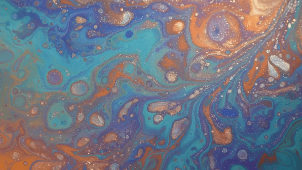 Free Fluid Paint Droplet Art Background Template to Edit Online