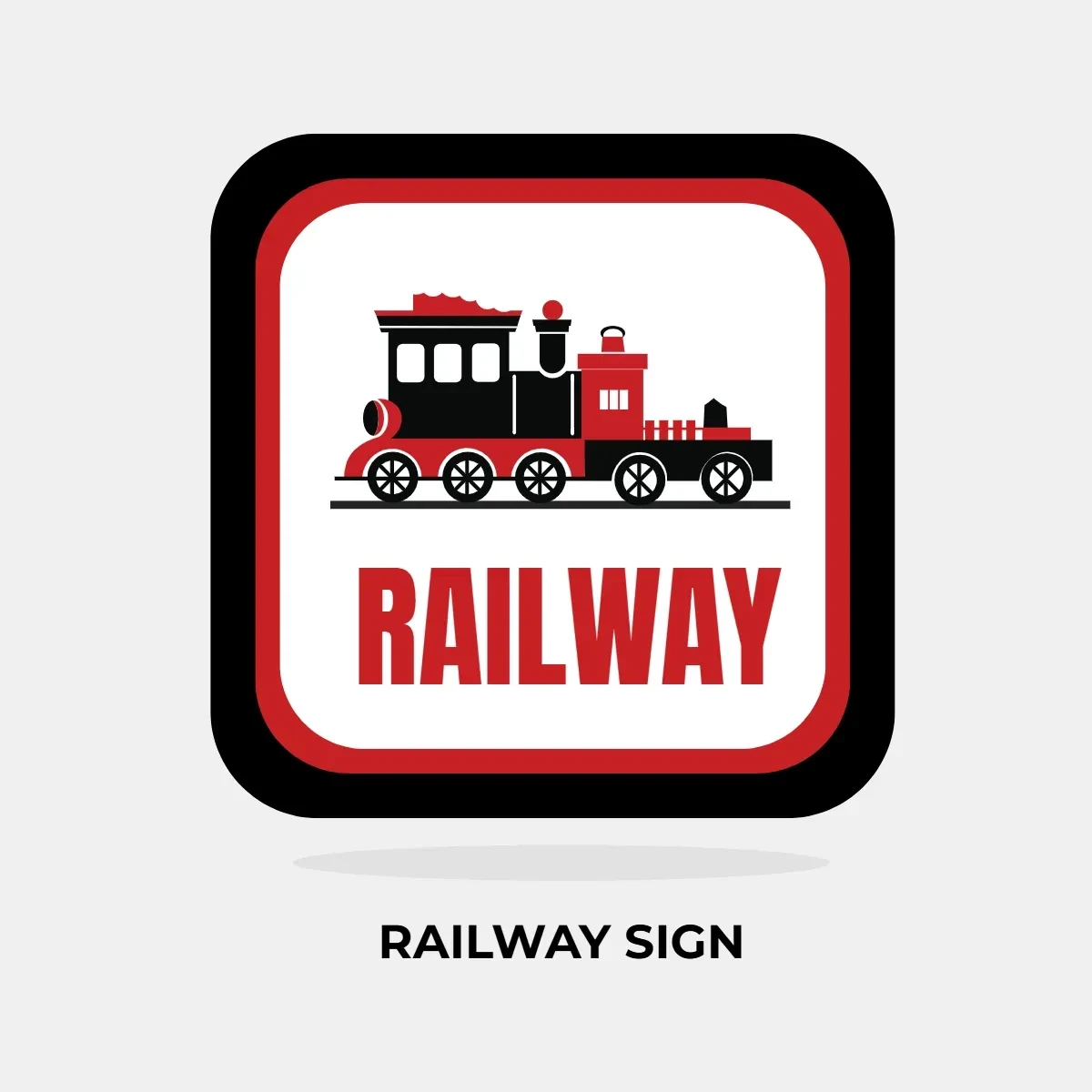 Free Railway Sign Clip Art Template to Edit Online Free Railway Sign Clip Art Template to Edit Online