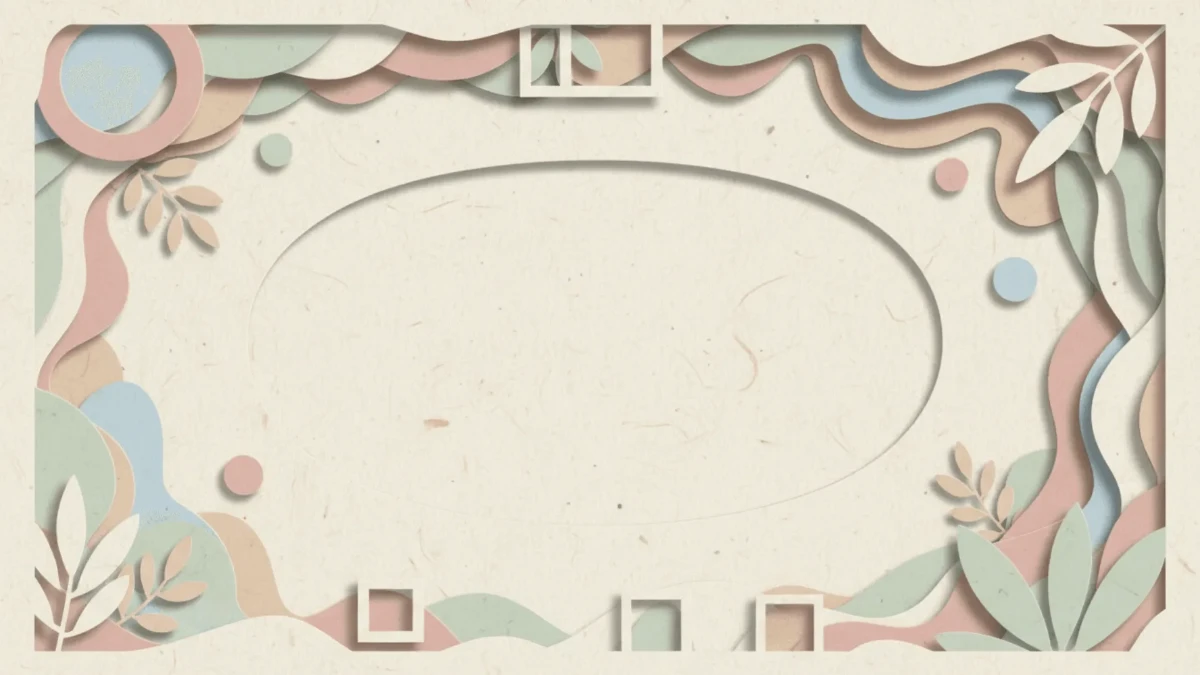 Free Handmade Paper Art Background Template to Edit Online