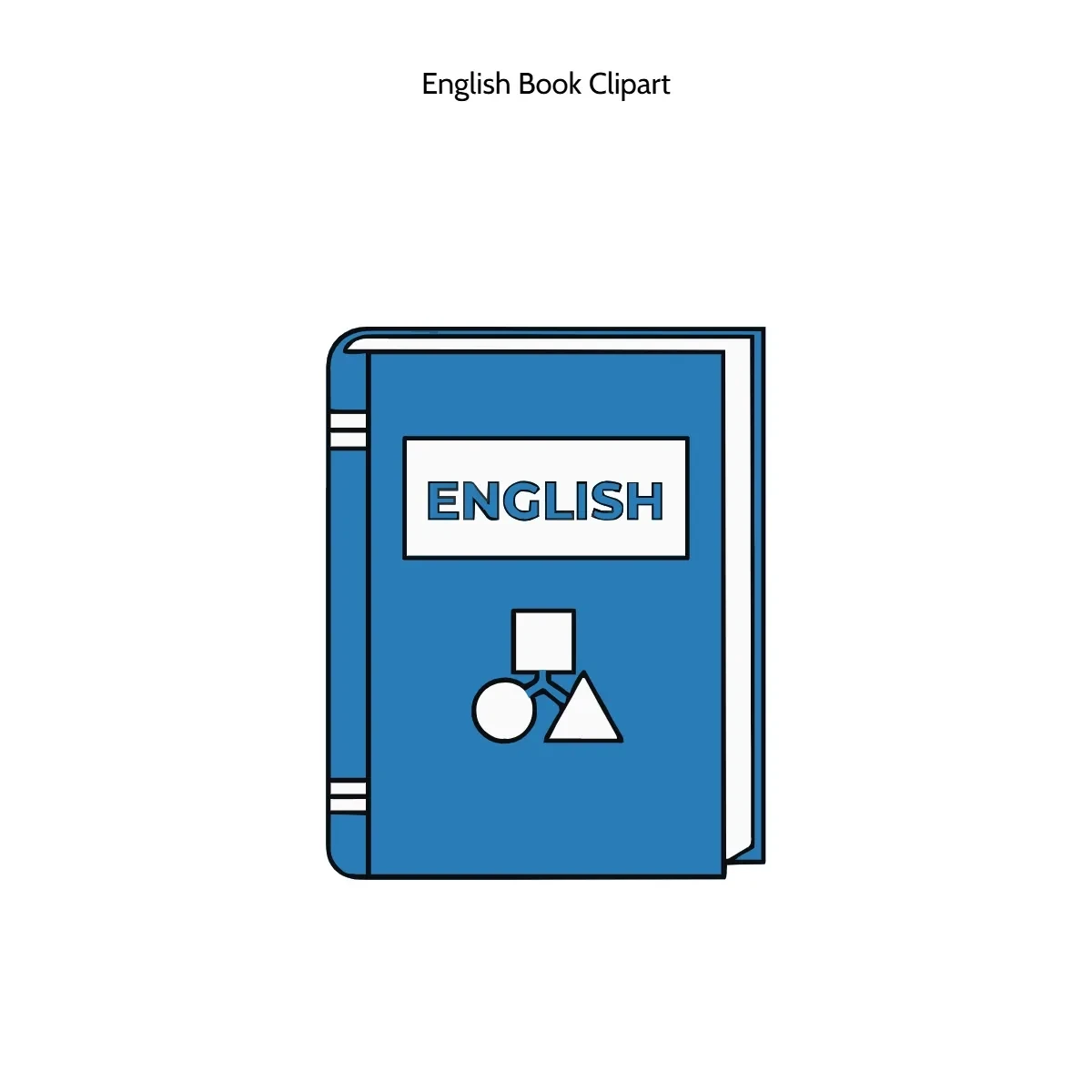 Free English Book Vector Clipart (PNG, SVG) to Edit Online