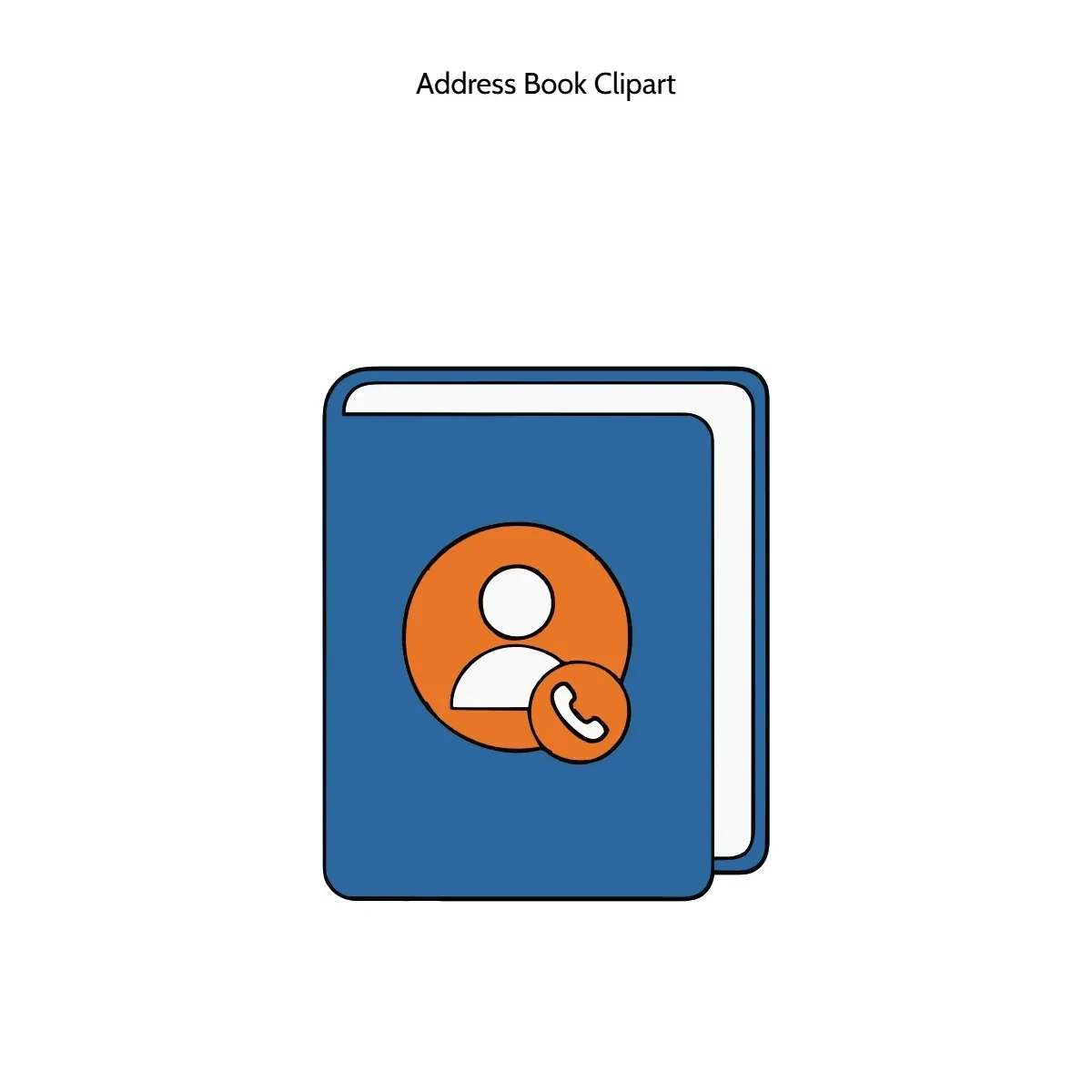 Free Address Book Vector Clipart (PNG, SVG) to Edit Online