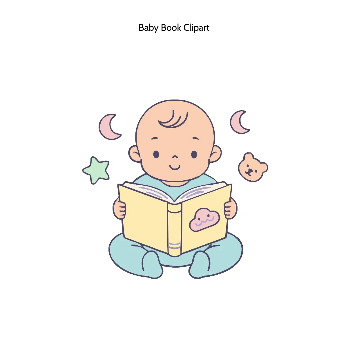 Free Baby Book Vector Clipart (PNG, SVG) to Edit Online