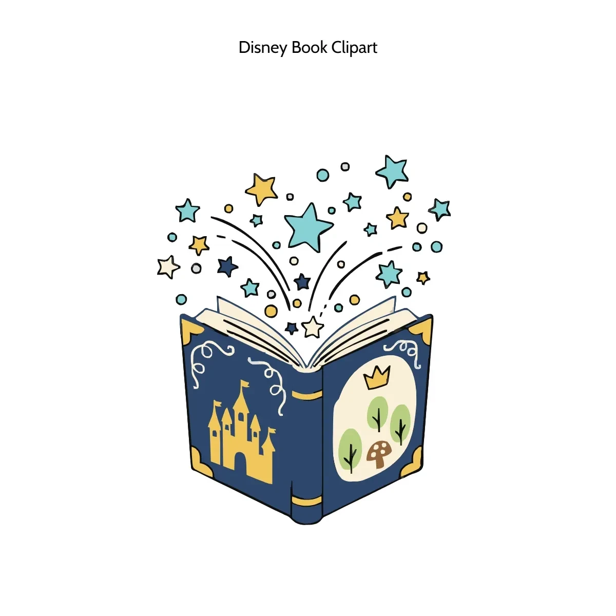 Free Disney Book Vector Clipart (PNG, SVG) to Edit Online