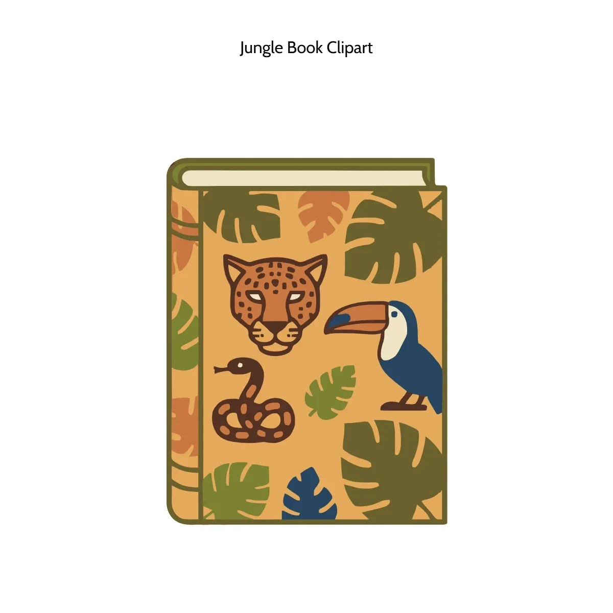 Free Jungle Book Clipart Template to Edit Online